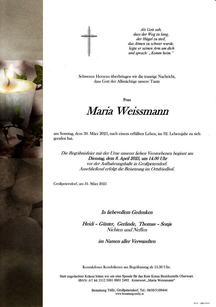Parte Maria Weissmann