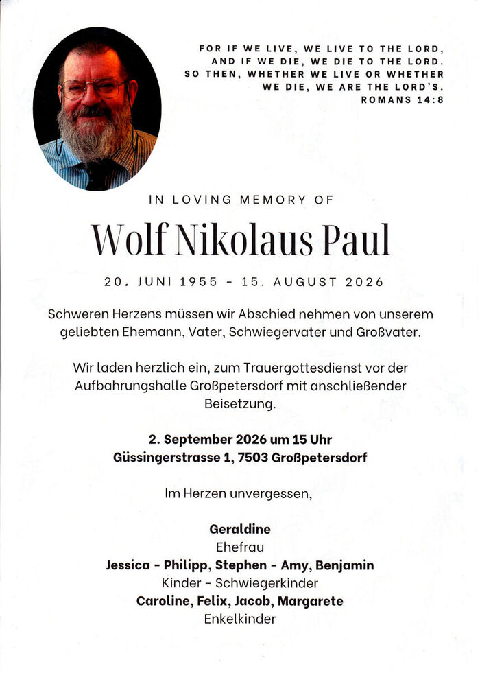 Parte Wolf Nikolaus Paul
