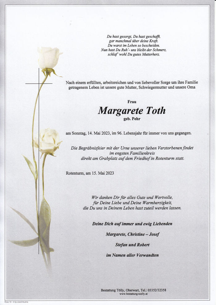 Parte Margarete Toth