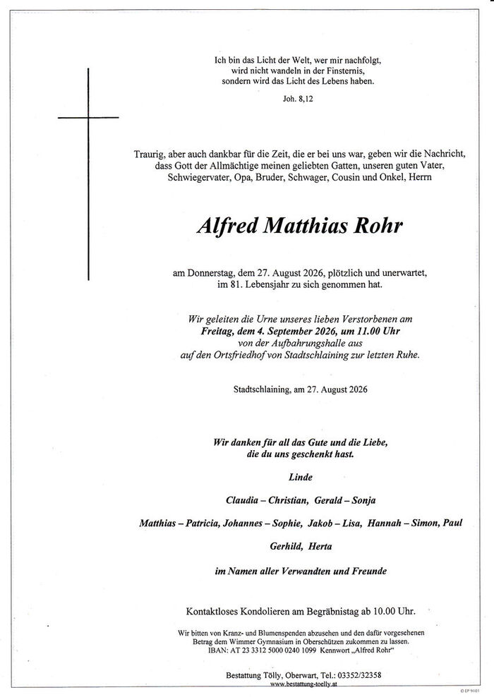 Parte Alfred Matthias Rohr
