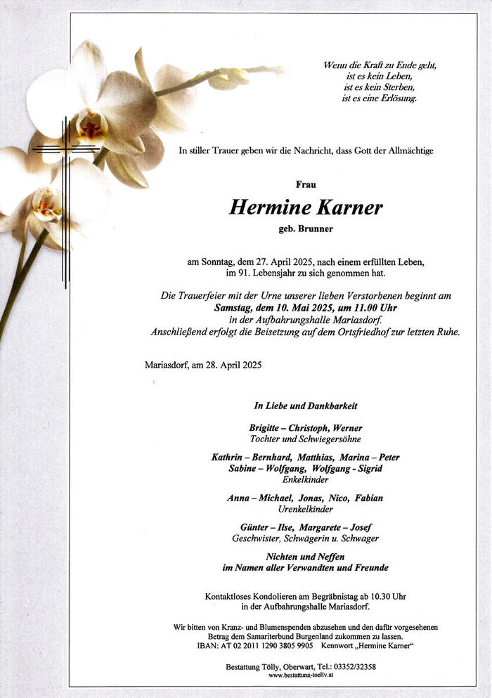 Parte Hermine Karner