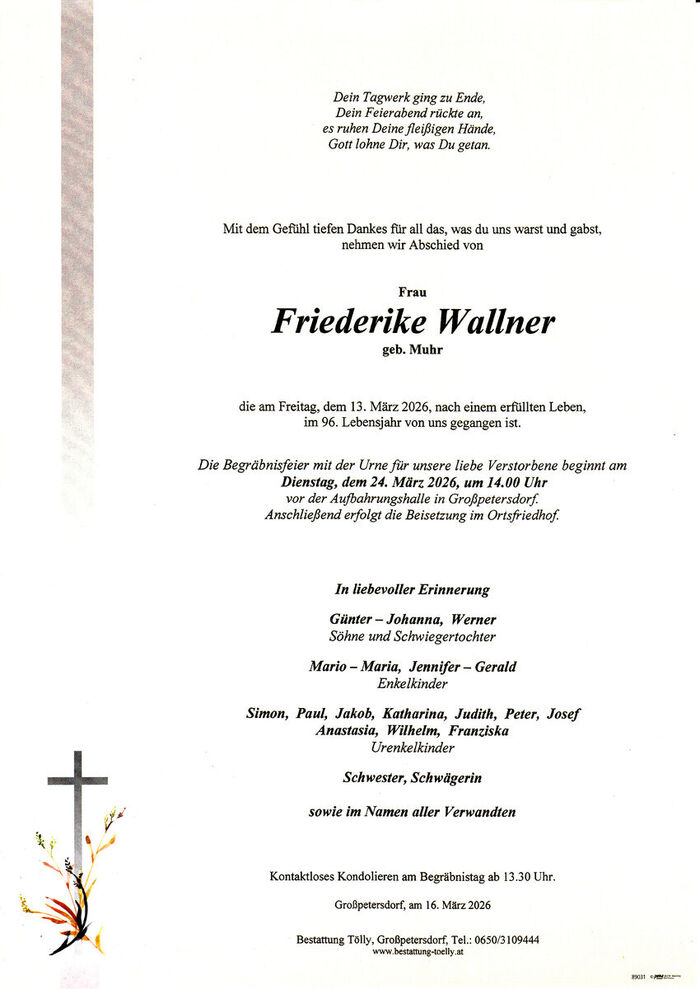 Parte Friederike Wallner