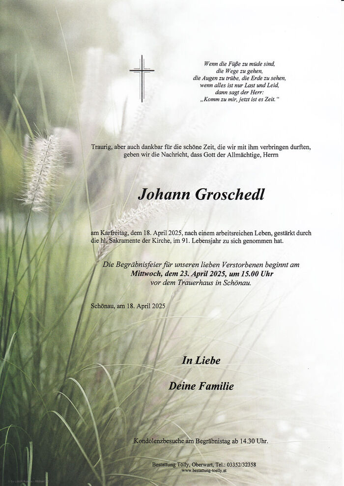 Parte Johann Groschedl