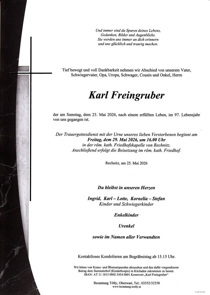 Parte Karl Freingruber