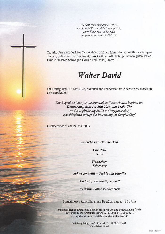 Parte Walter David
