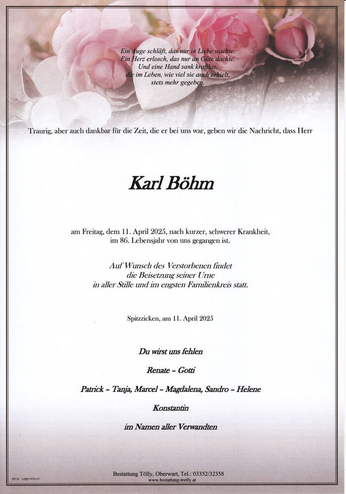 Parte Karl Böhm