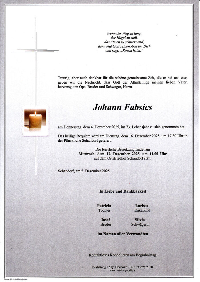 Parte Johann Fabsics