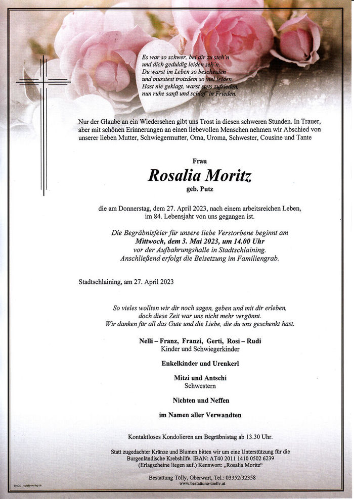 Parte Rosalia Moritz