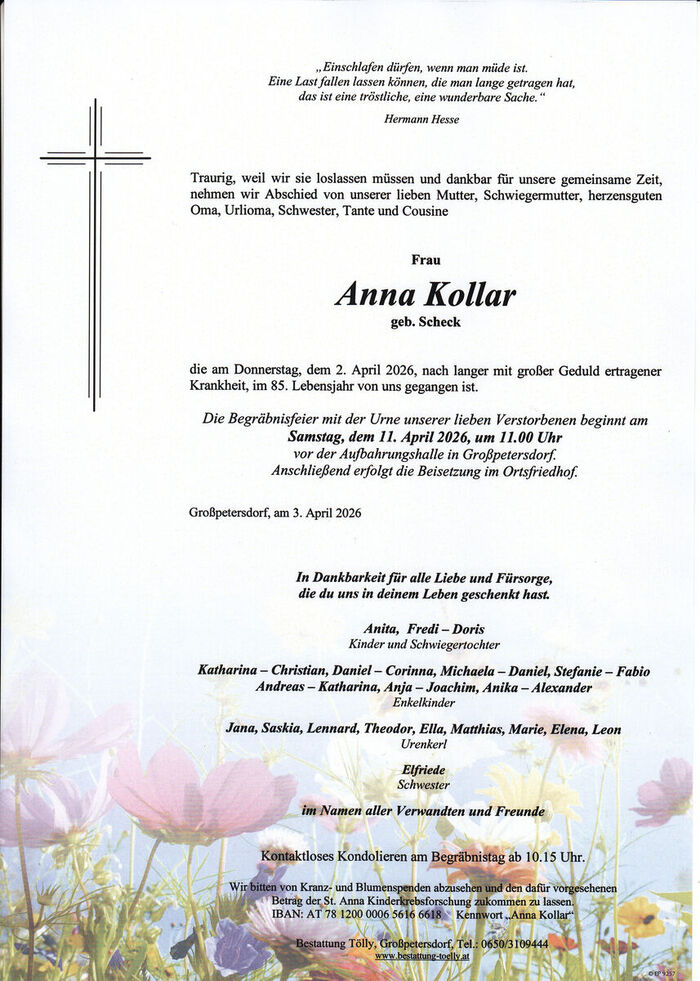 Parte Anna Kollar