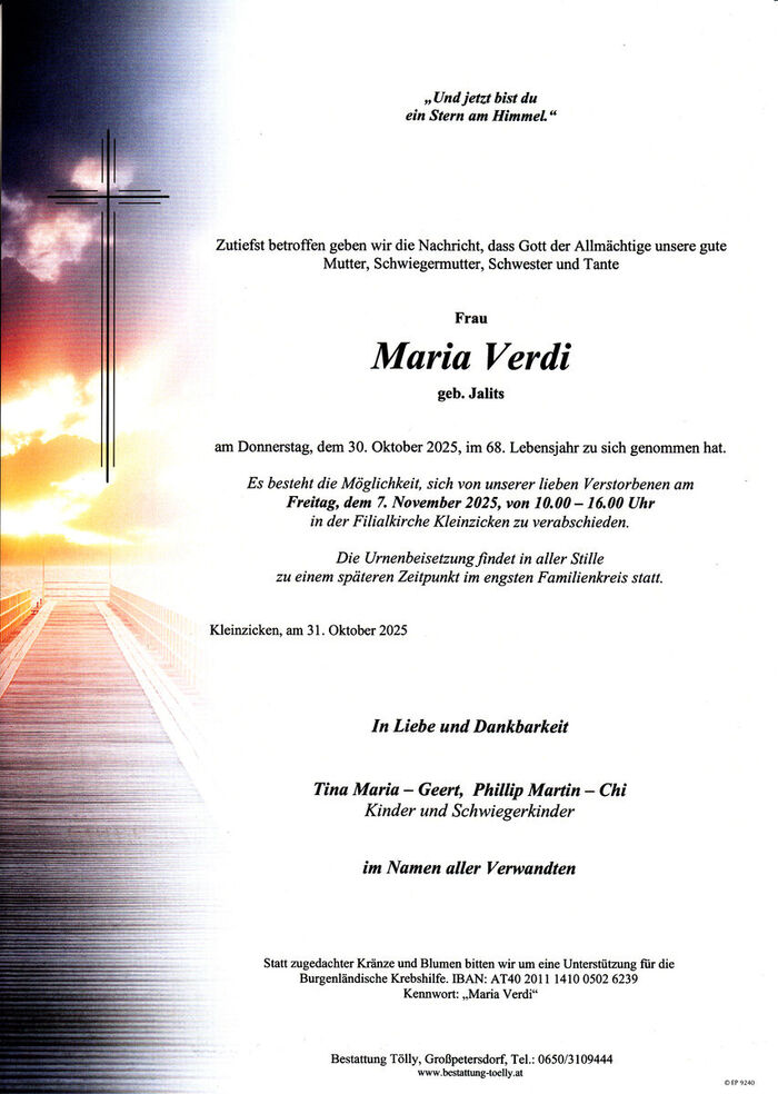 Parte Maria Verdi