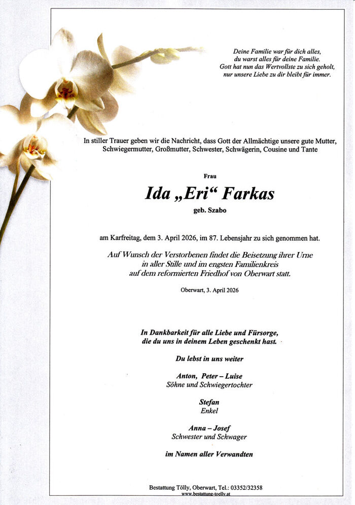 Parte Ida "Eri" Farkas