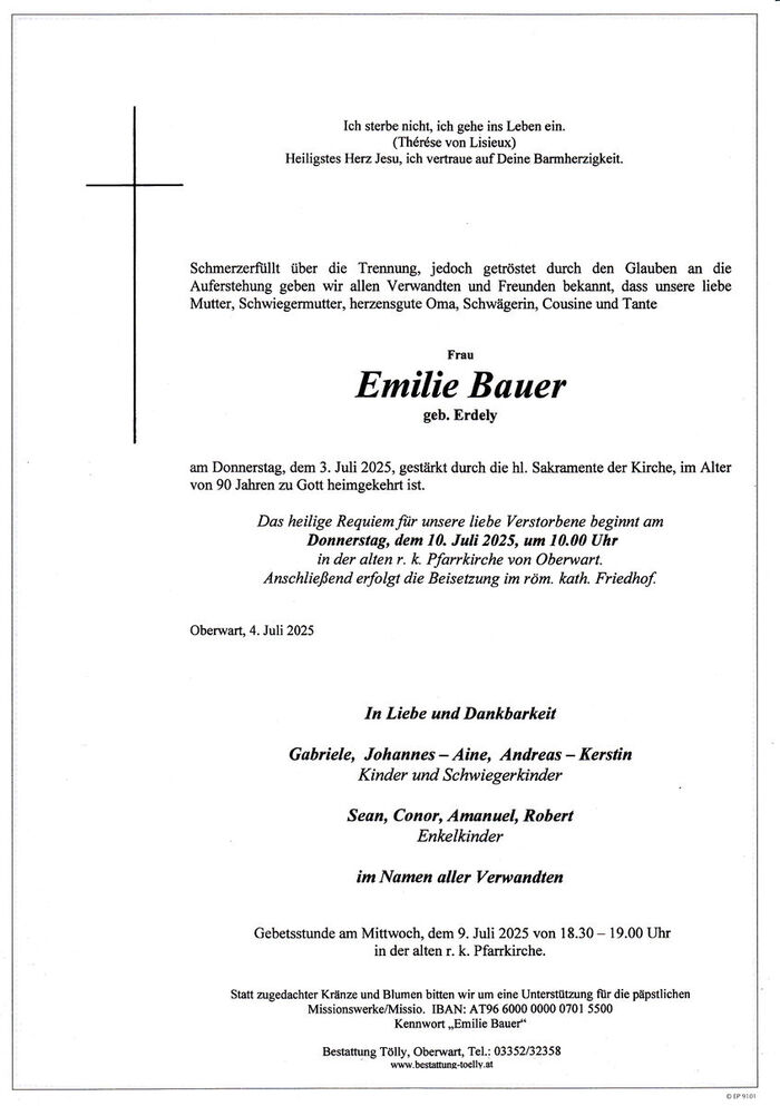 Parte Emilie Bauer