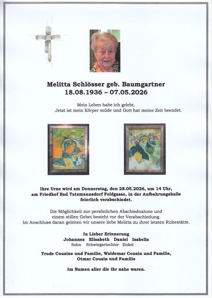 Parte Melitta Schlösser